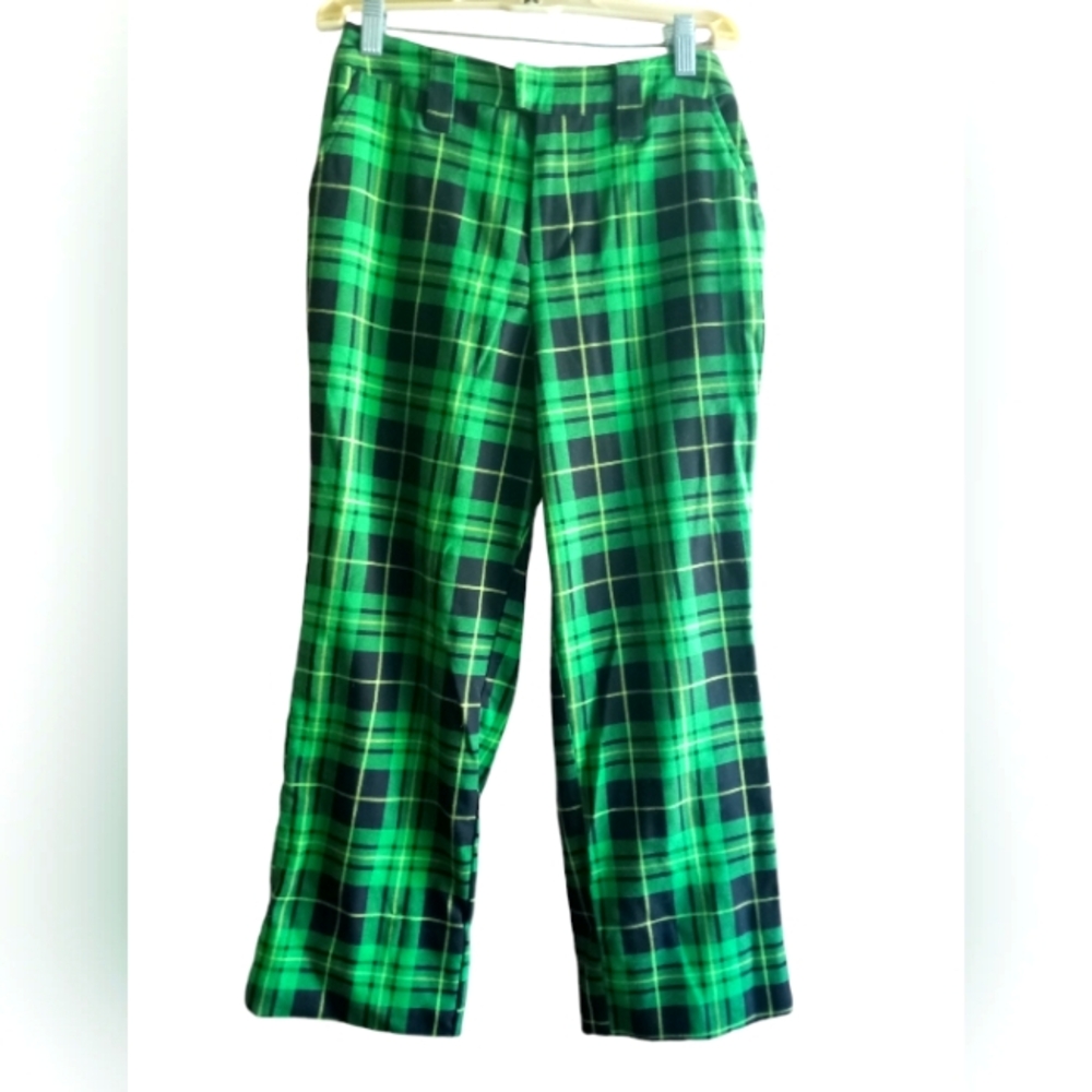 HOT TOPIC PLAID STATEMENT PANTS